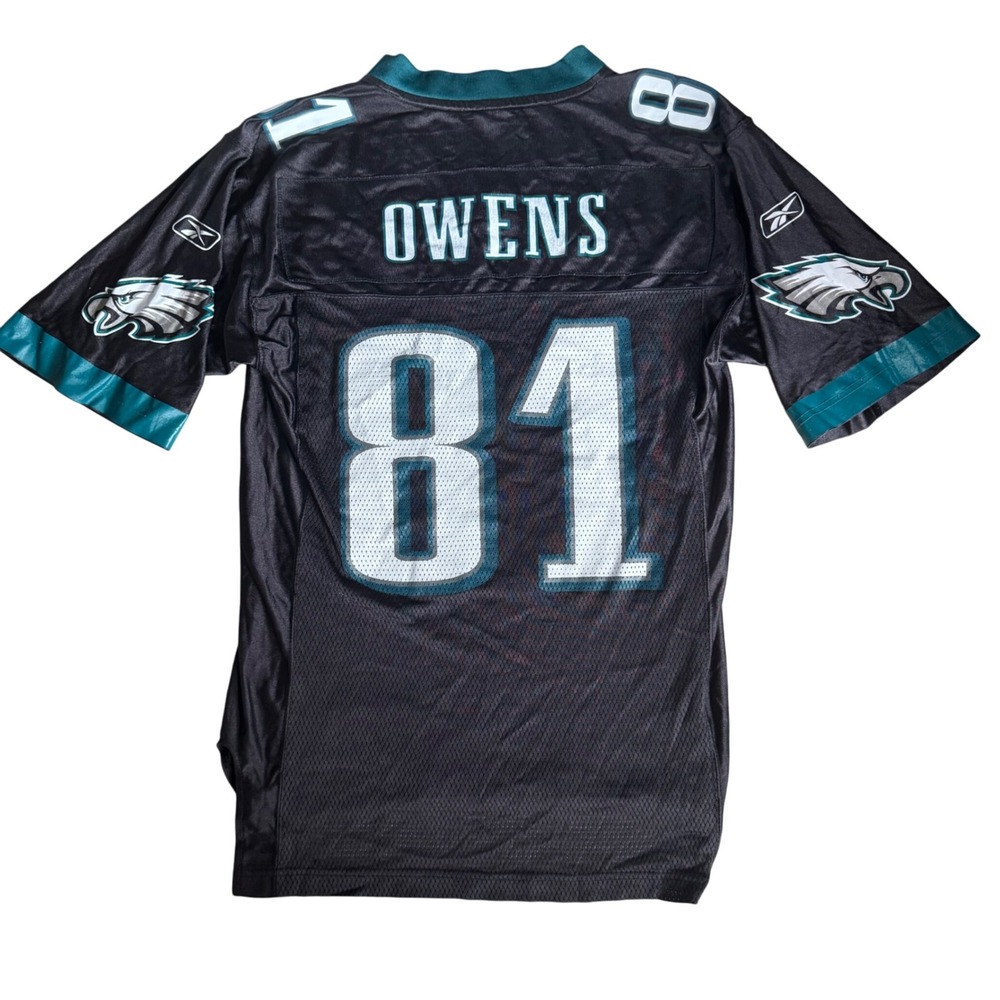 Philadelphia Eagles Terrell Owens Reebok Jersey Black Size Small‎